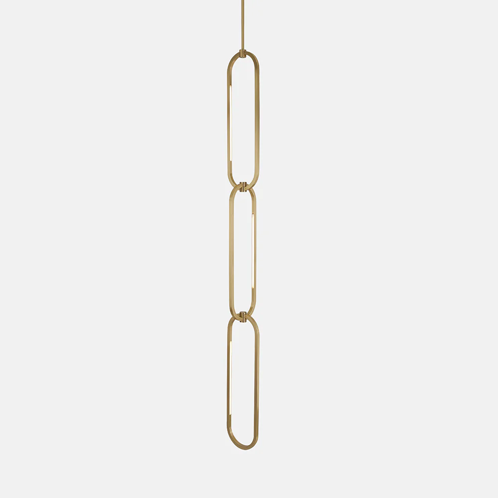 Oval single chanin pendant - Image 3