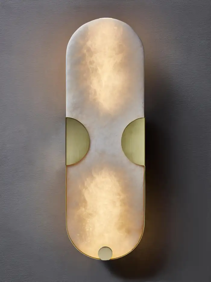 Pair of Alabaster Sconces - Image 2