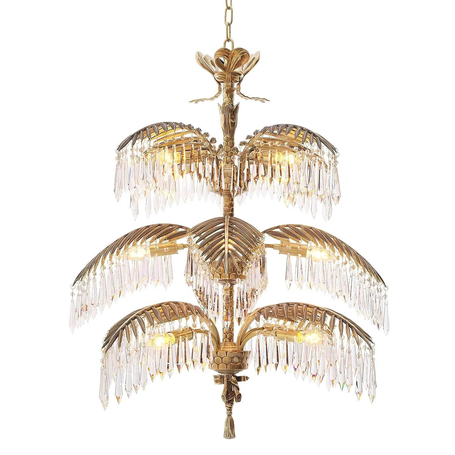 Palmera Brass Chandelier - Image 3