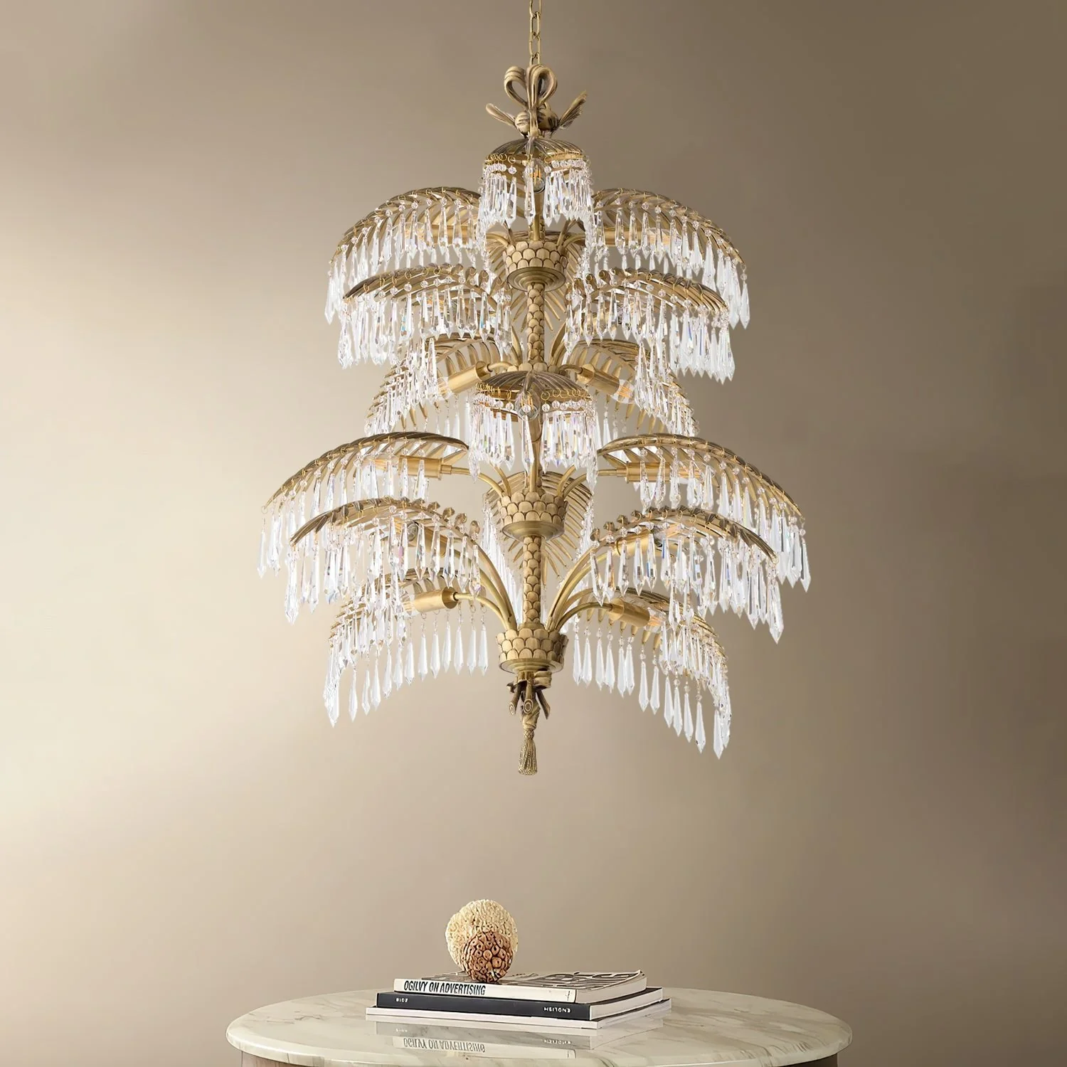 Palmera Brass Chandelier - Image 4