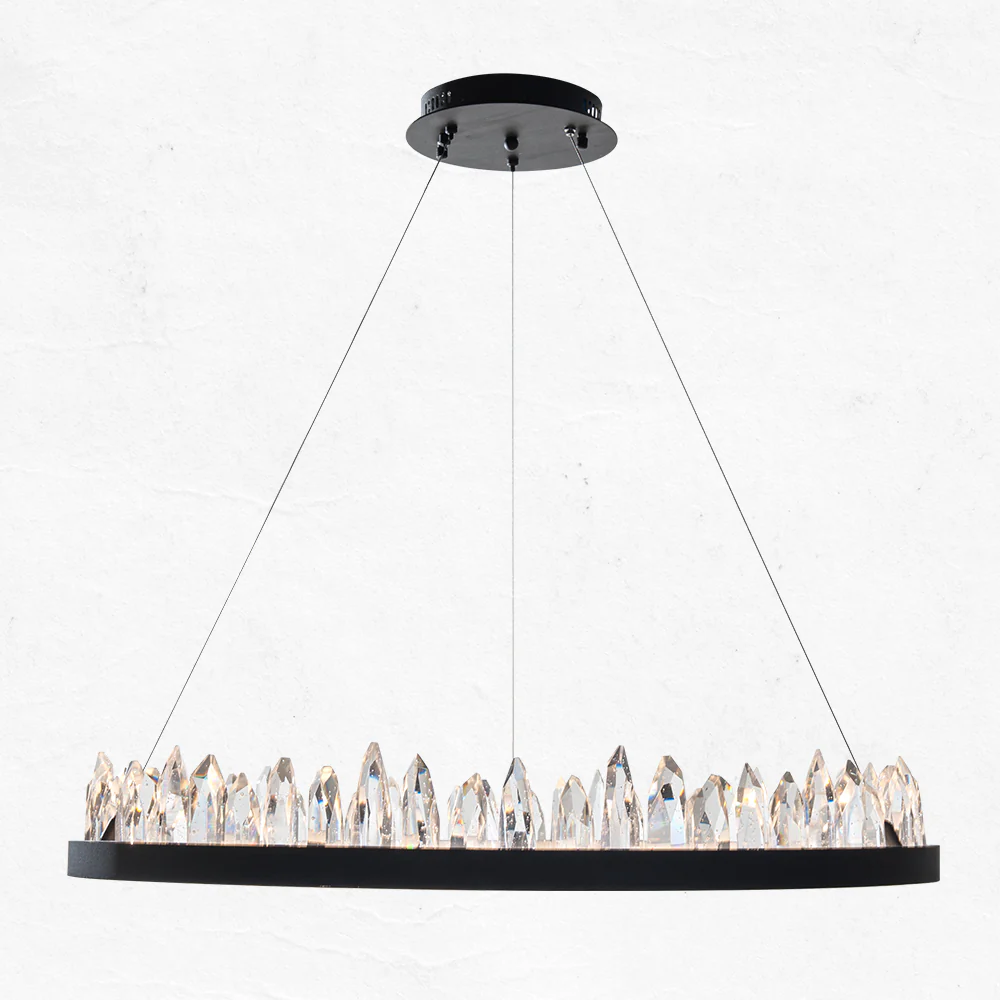 Parkes Crystal Round Chandelier - Image 8