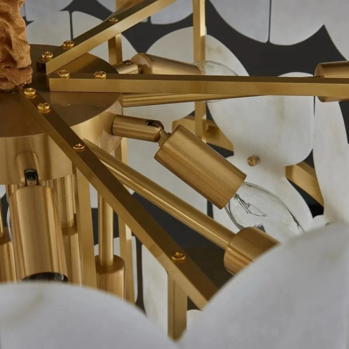 Patanga Alabaster Chandelier Light - Image 5