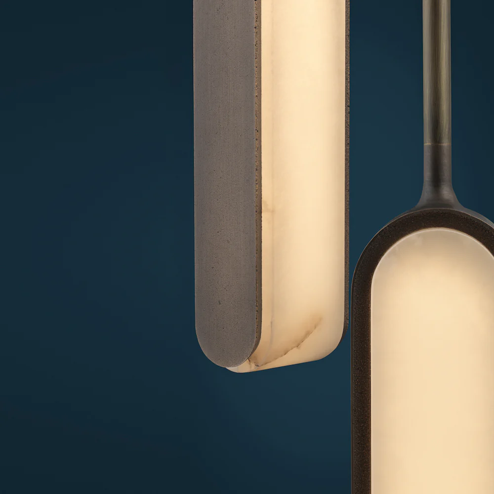 Alabaster Pearl Cent Pendant Light - Image 4