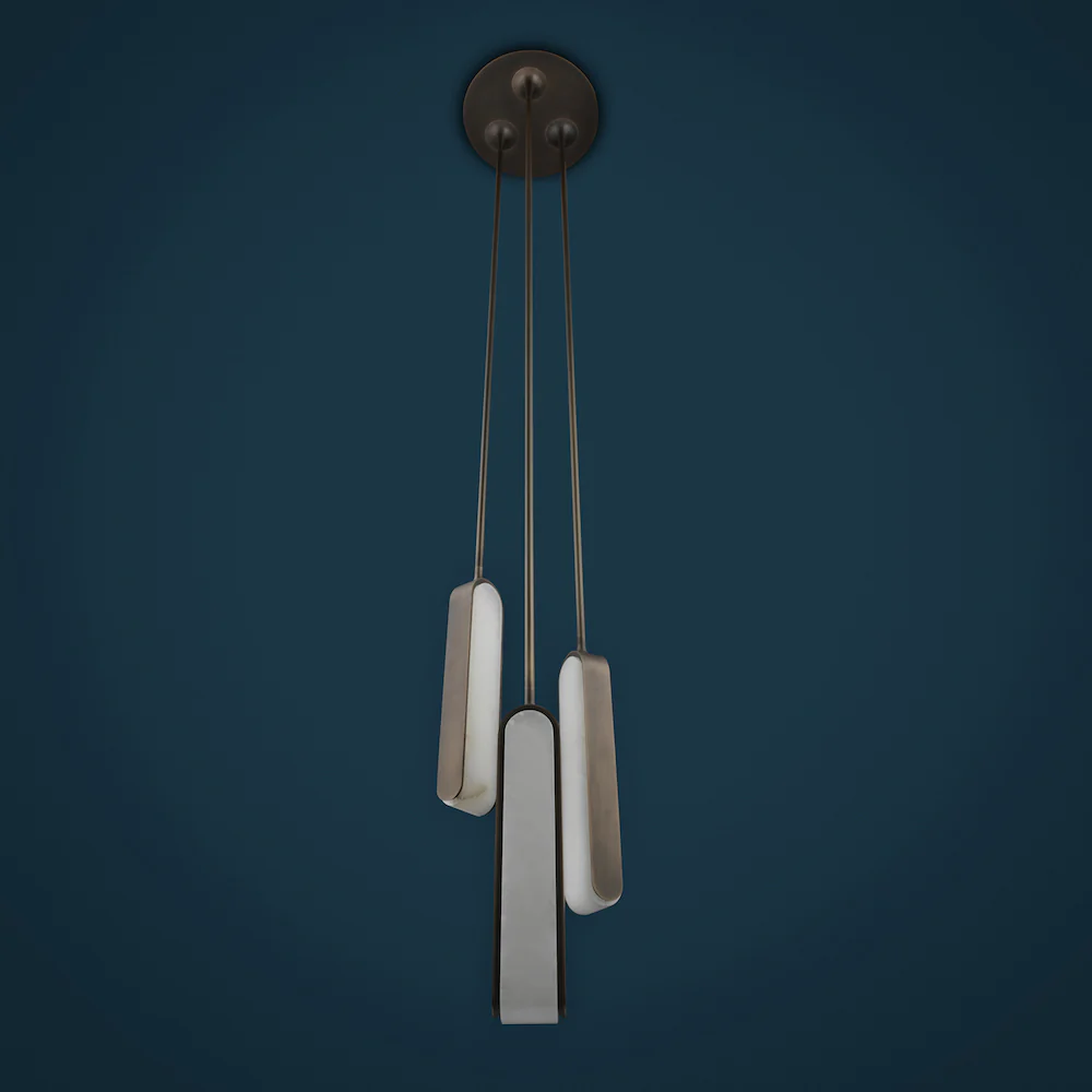 Alabaster Pearl Cent Pendant Light - Image 8