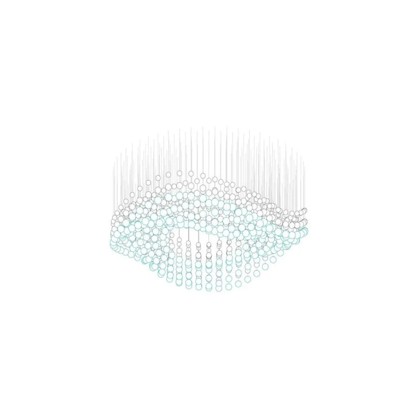 Pearl Curtain Customize Chandelier - Image 11