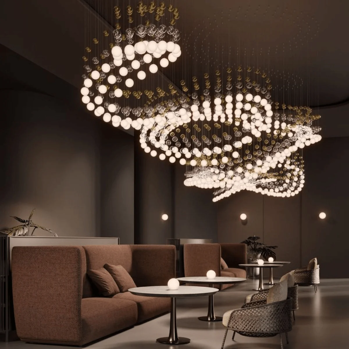 Pearl Curtain Customize Chandelier - Image 12