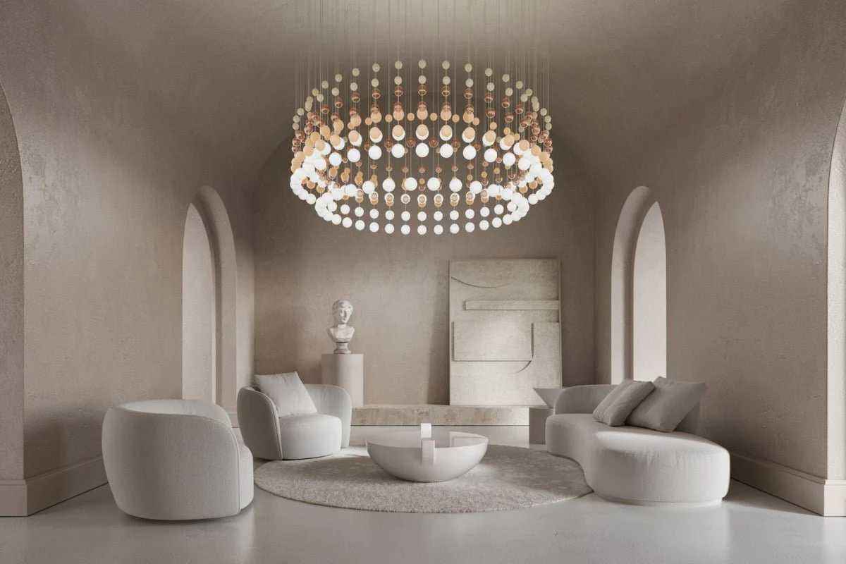 Pearl Curtain Customize Chandelier - Image 13