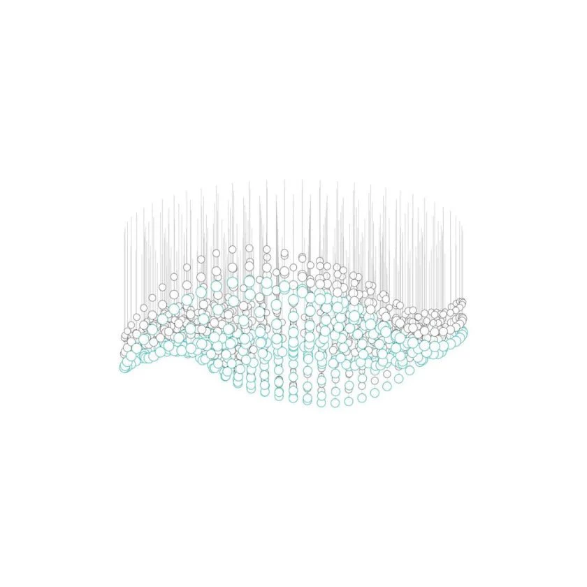 Pearl Curtain Customize Chandelier - Image 15