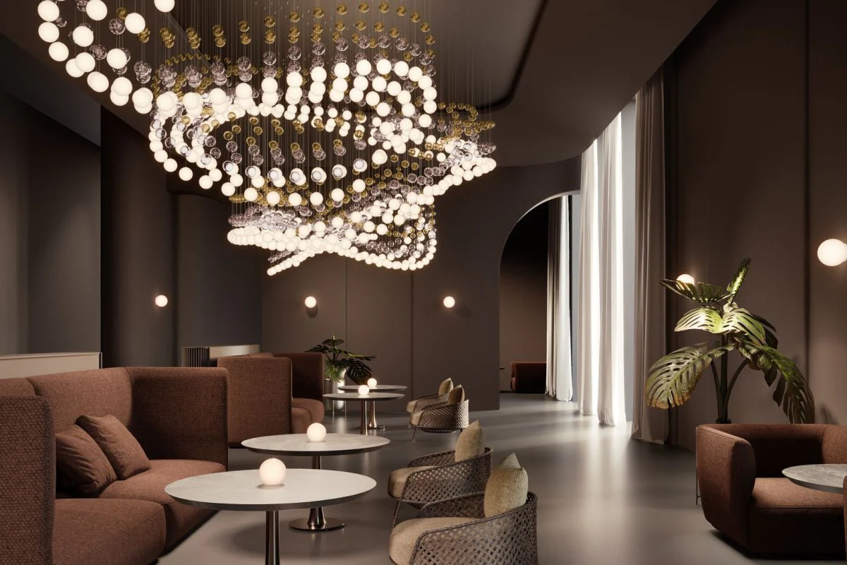 Pearl Curtain Customize Chandelier - Image 20