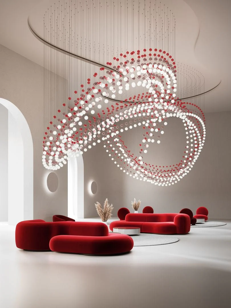 Pearl Curtain Customize Chandelier - Image 21