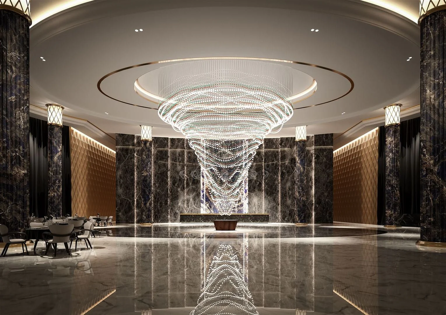 Pearl Curtain Customize Chandelier - Image 22