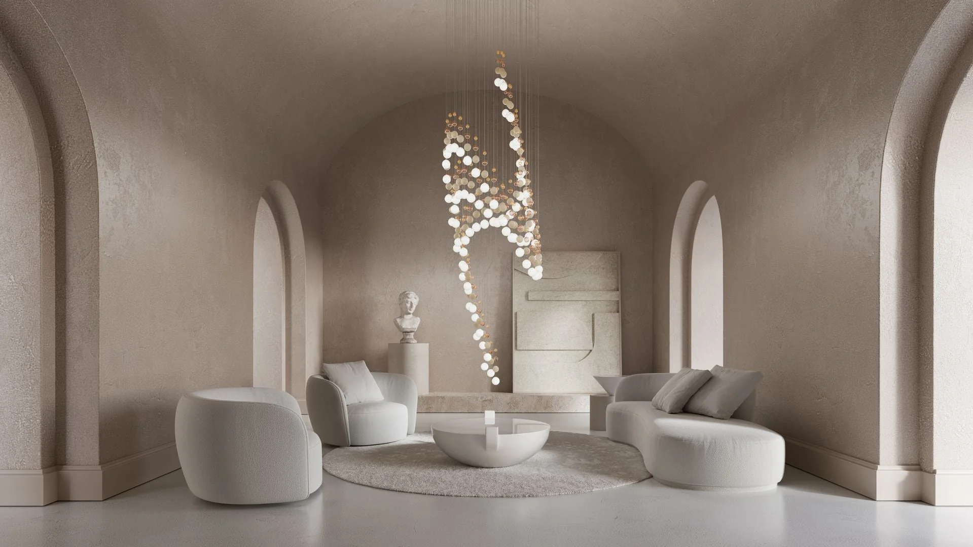 Pearl Curtain Customize Chandelier - Image 24