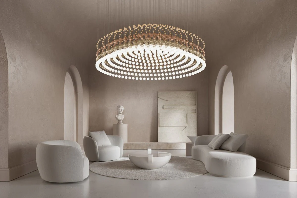 Pearl Curtain Customize Chandelier - Image 3