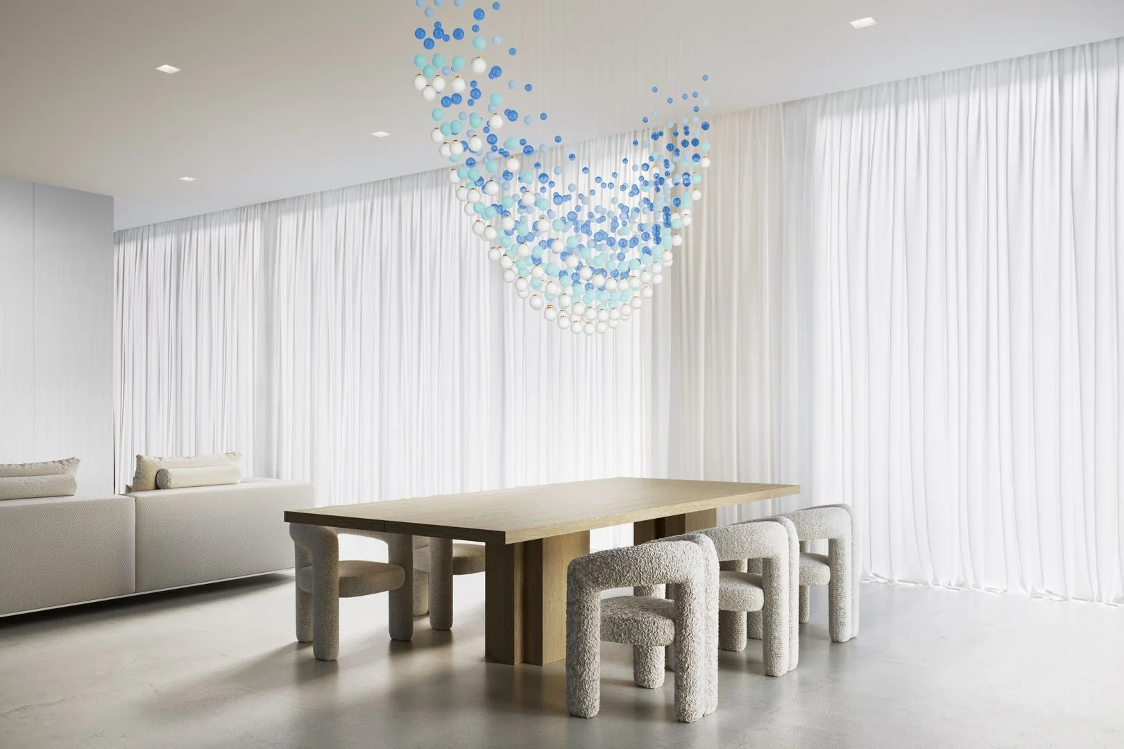 Pearl Curtain Customize Chandelier - Image 33