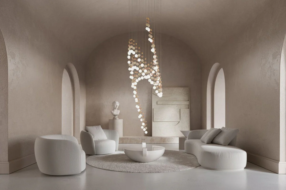 Pearl Curtain Customize Chandelier - Image 39