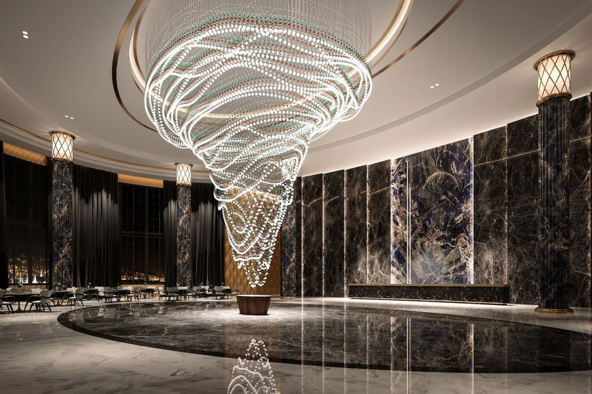 Pearl Curtain Customize Chandelier - Image 4
