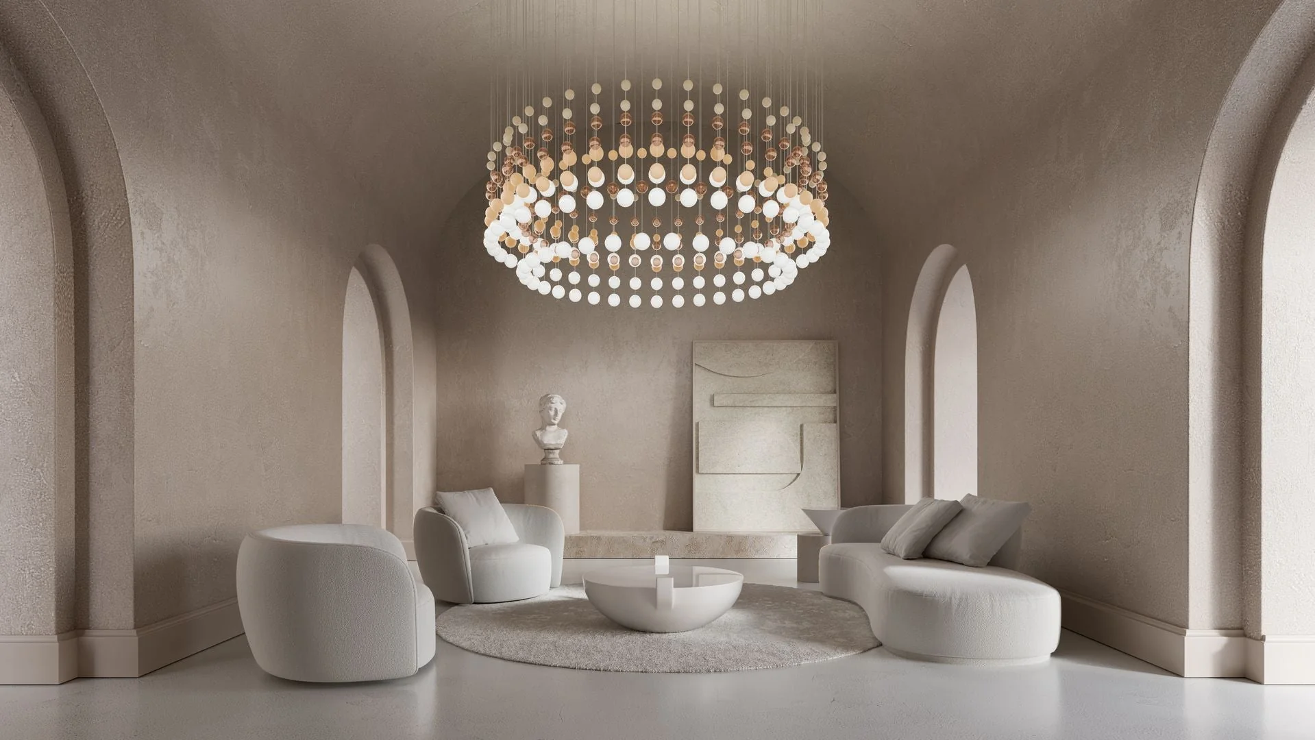 Pearl Curtain Customize Chandelier - Image 43