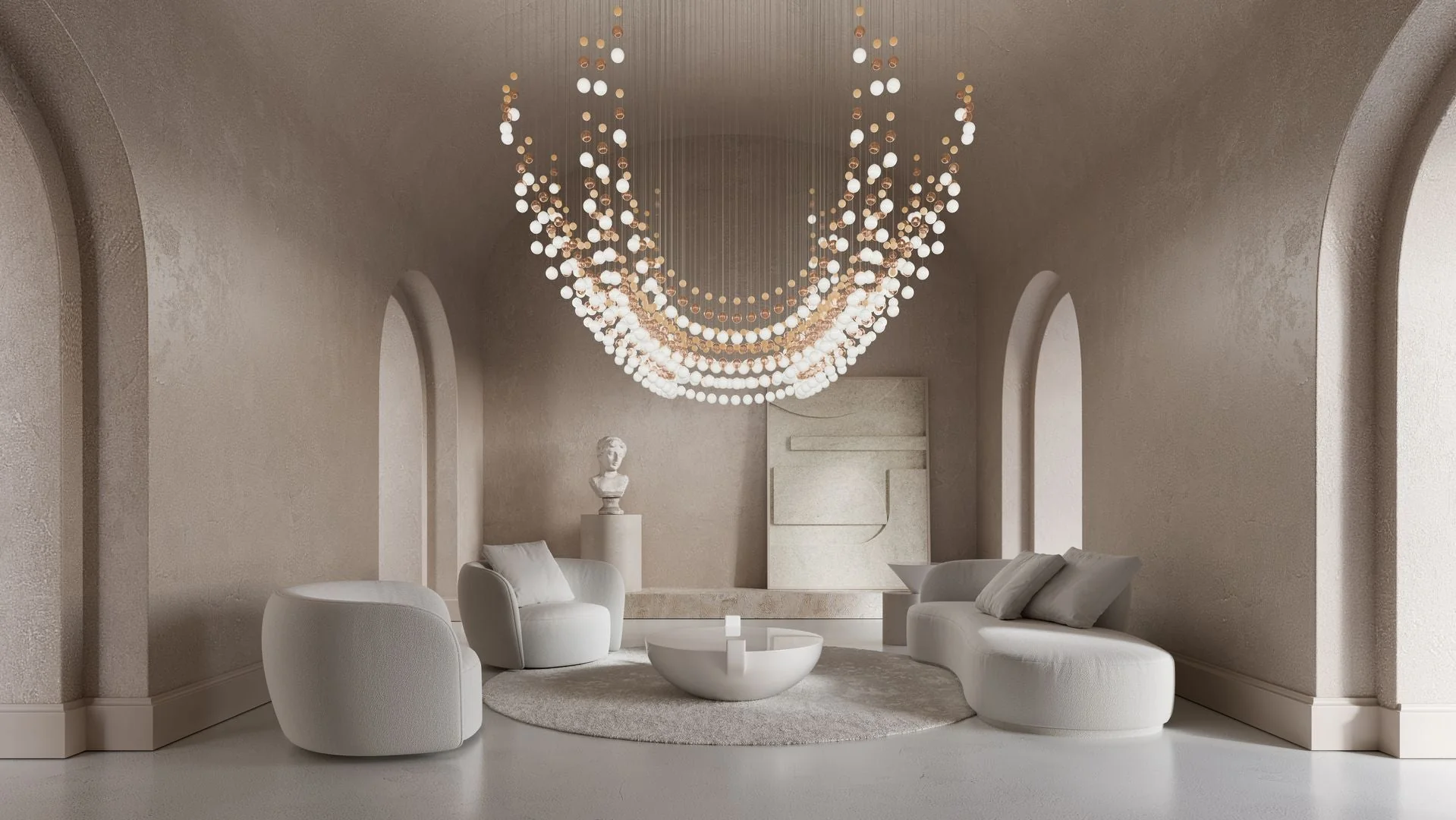 Pearl Curtain Customize Chandelier - Image 47