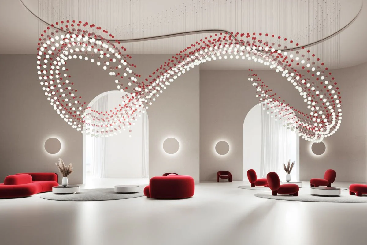 Pearl Curtain Customize Chandelier - Image 49