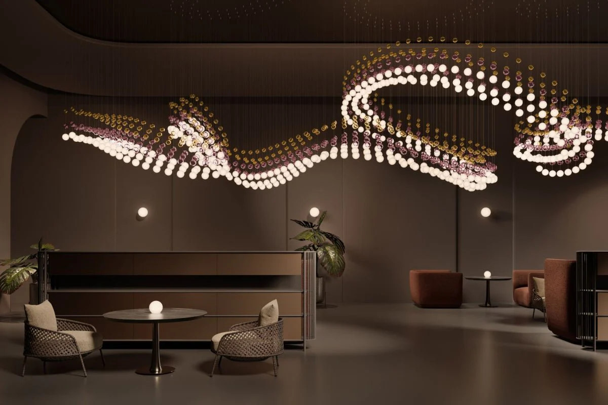 Pearl Curtain Customize Chandelier - Image 59