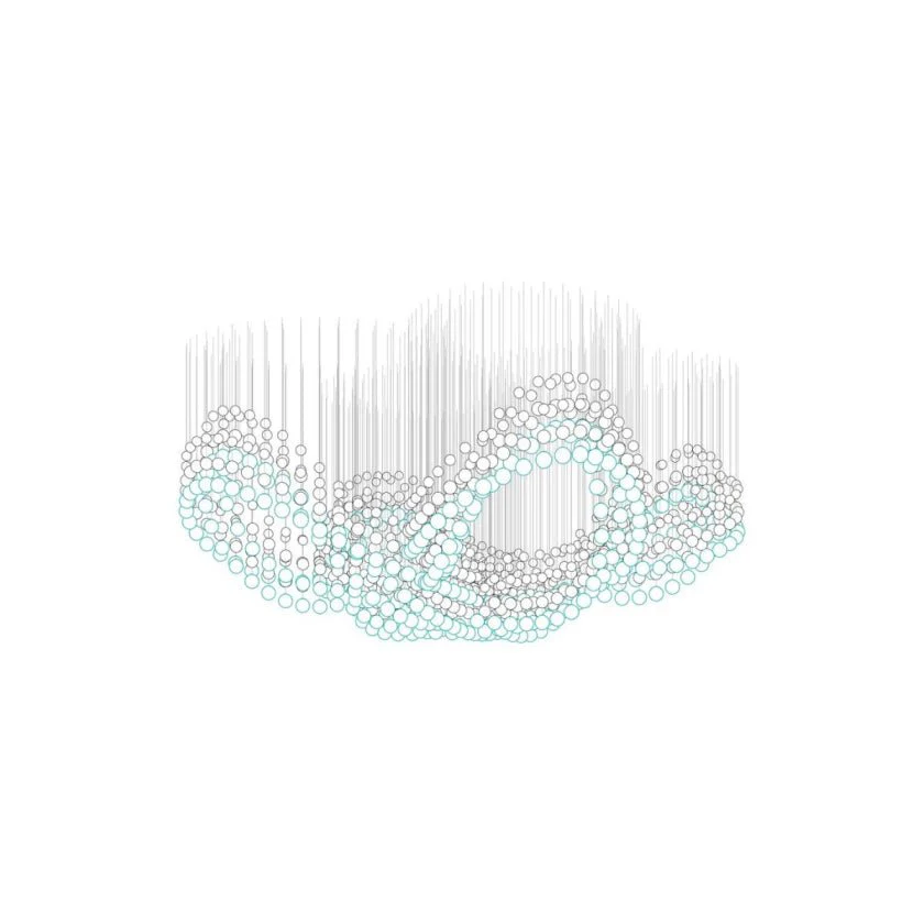 Pearl Curtain Customize Chandelier - Image 7