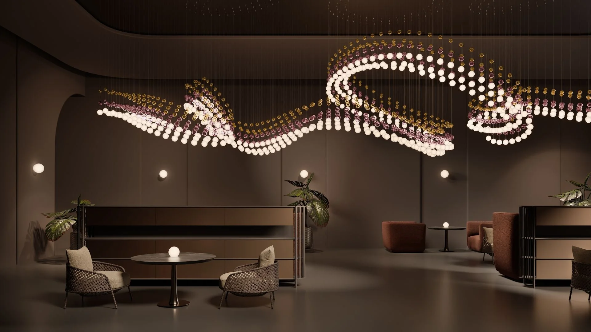 Pearl Curtain Customize Chandelier - Image 72