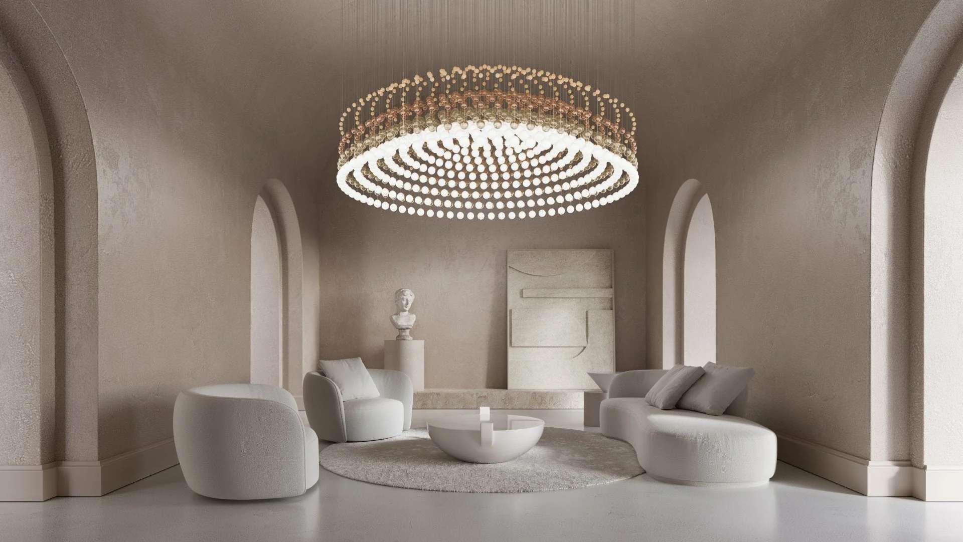 Pearl Curtain Customize Chandelier - Image 9