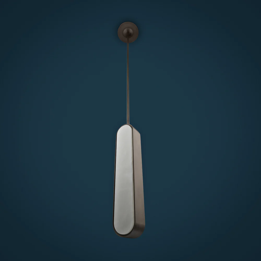 Pearl Alabaster Trio Pendant - Image 5