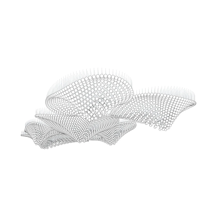 Pearl Wave Customize Chandelier - Image 7