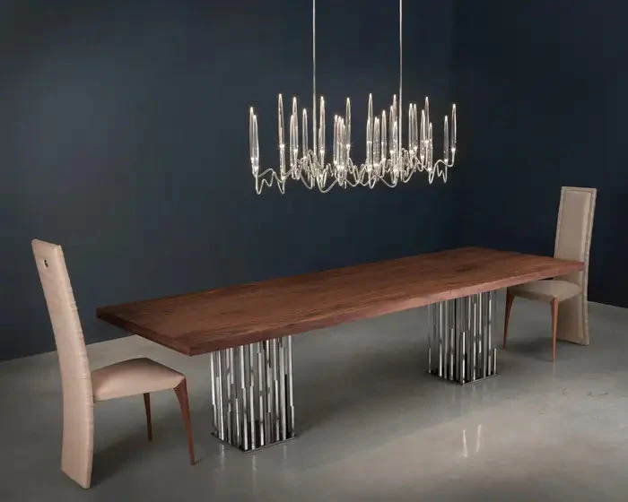 Pezzo Crystal Long Chandelier L78'' 59''  40'' - Image 13