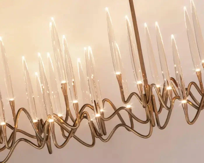 Pezzo Crystal Long Chandelier L78'' 59''  40'' - Image 17