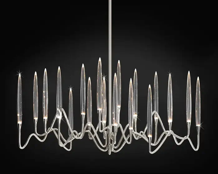 Pezzo Crystal Long Chandelier L78'' 59''  40'' - Image 22