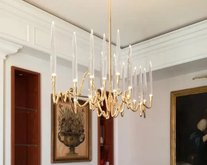 Pezzo Crystal Long Chandelier L78'' 59''  40'' - Image 23