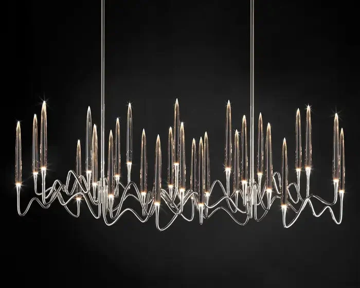 Pezzo Crystal Long Chandelier L78'' 59''  40'' - Image 3