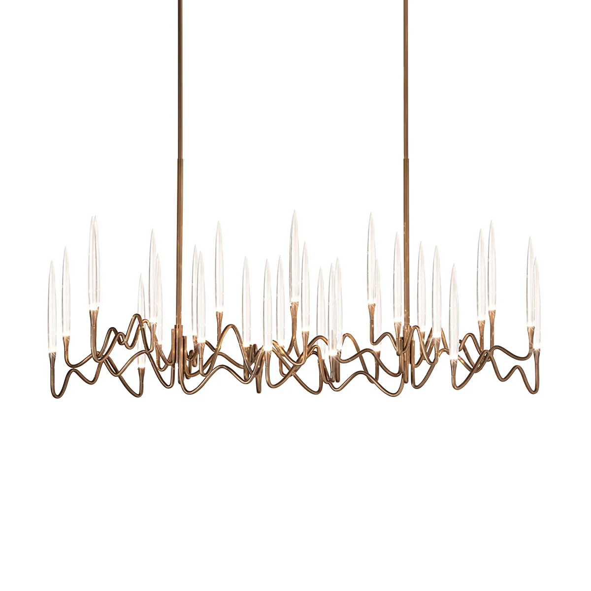 Pezzo Crystal Long Chandelier L78'' 59''  40'' - Image 31