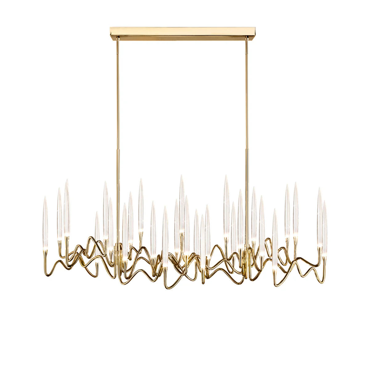 Pezzo Crystal Long Chandelier L78'' 59''  40'' - Image 37