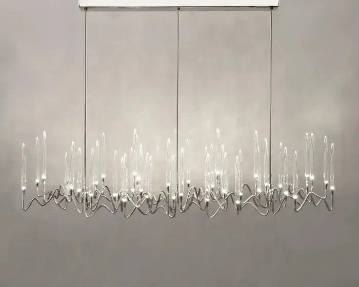 Pezzo Crystal Long Chandelier L78'' 59''  40'' - Image 7