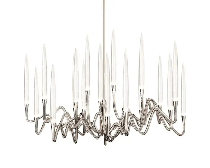 Pezzo Crystal Round Chandelier D33'' 47''  55'' - Image 11