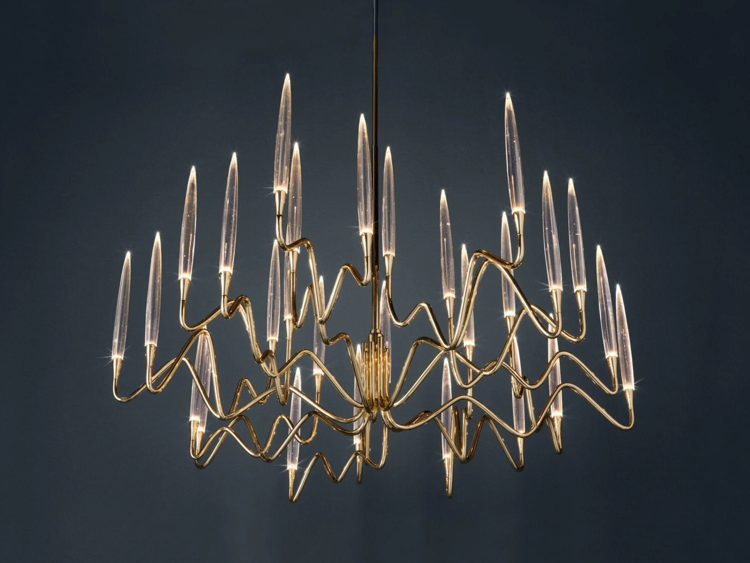Pezzo Crystal Round Chandelier D33'' 47''  55'' - Image 8