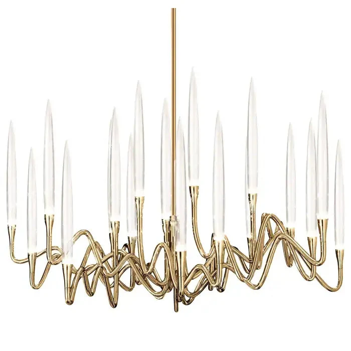 Pezzo Crystal Round Chandelier D33'' 47''  55'' - Image 9