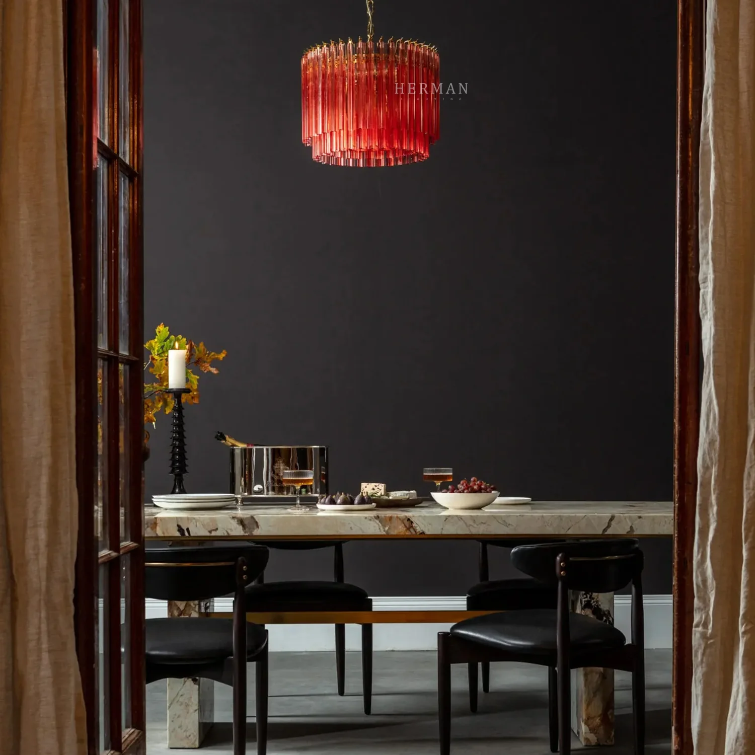 Amaro Drum Chandelier 17.72" - Image 3