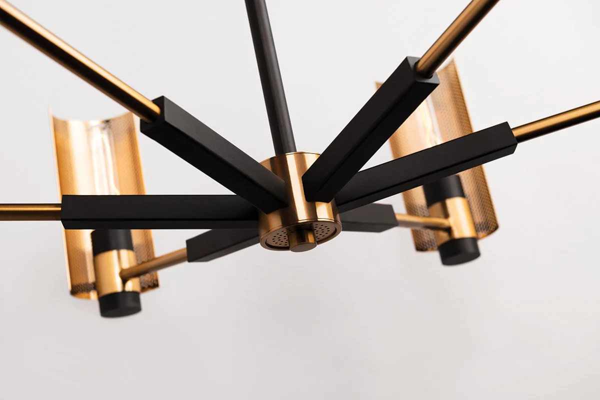 Pilsen Modern Brass Chandelier [2 Sizes] - Troy Lighting - Image 4
