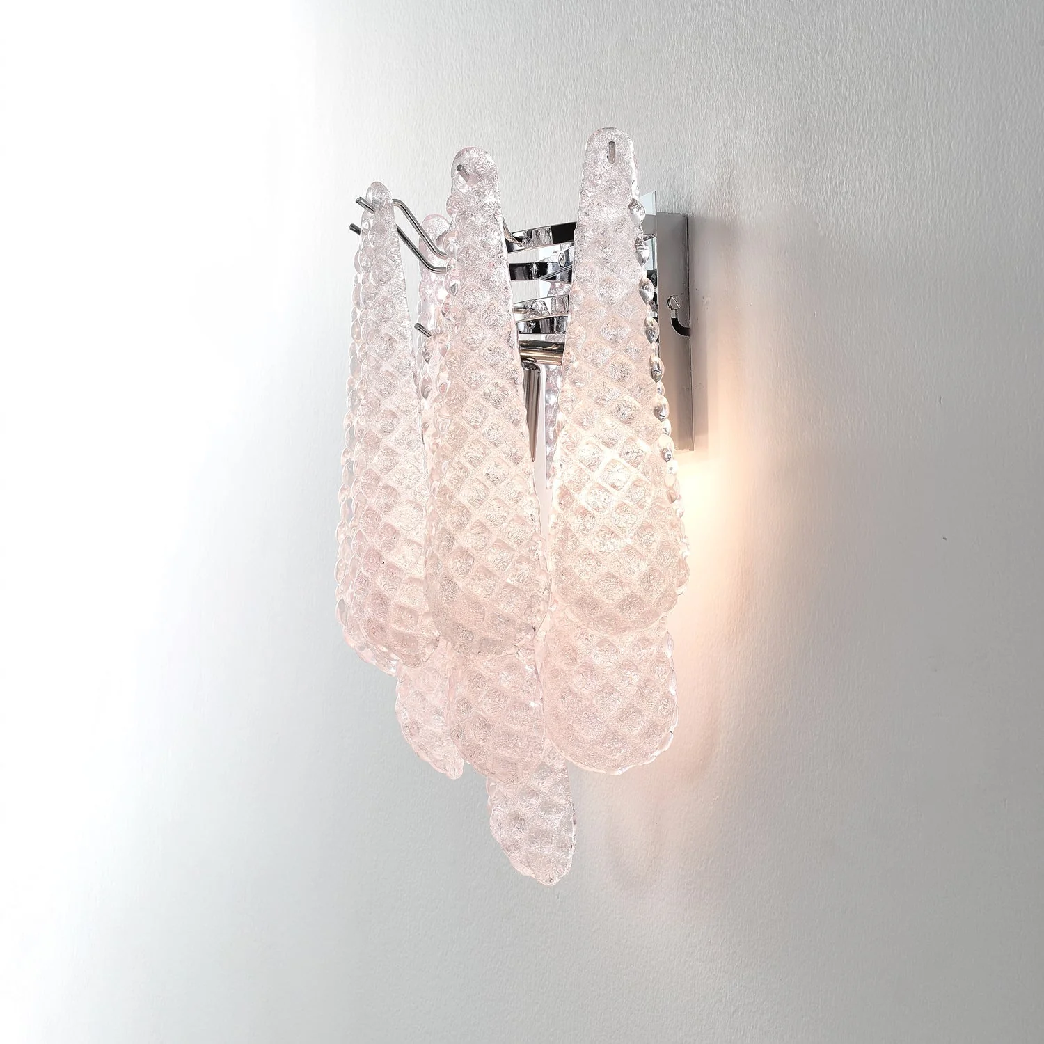 Pink Waffle Wall Sconce - Image 5