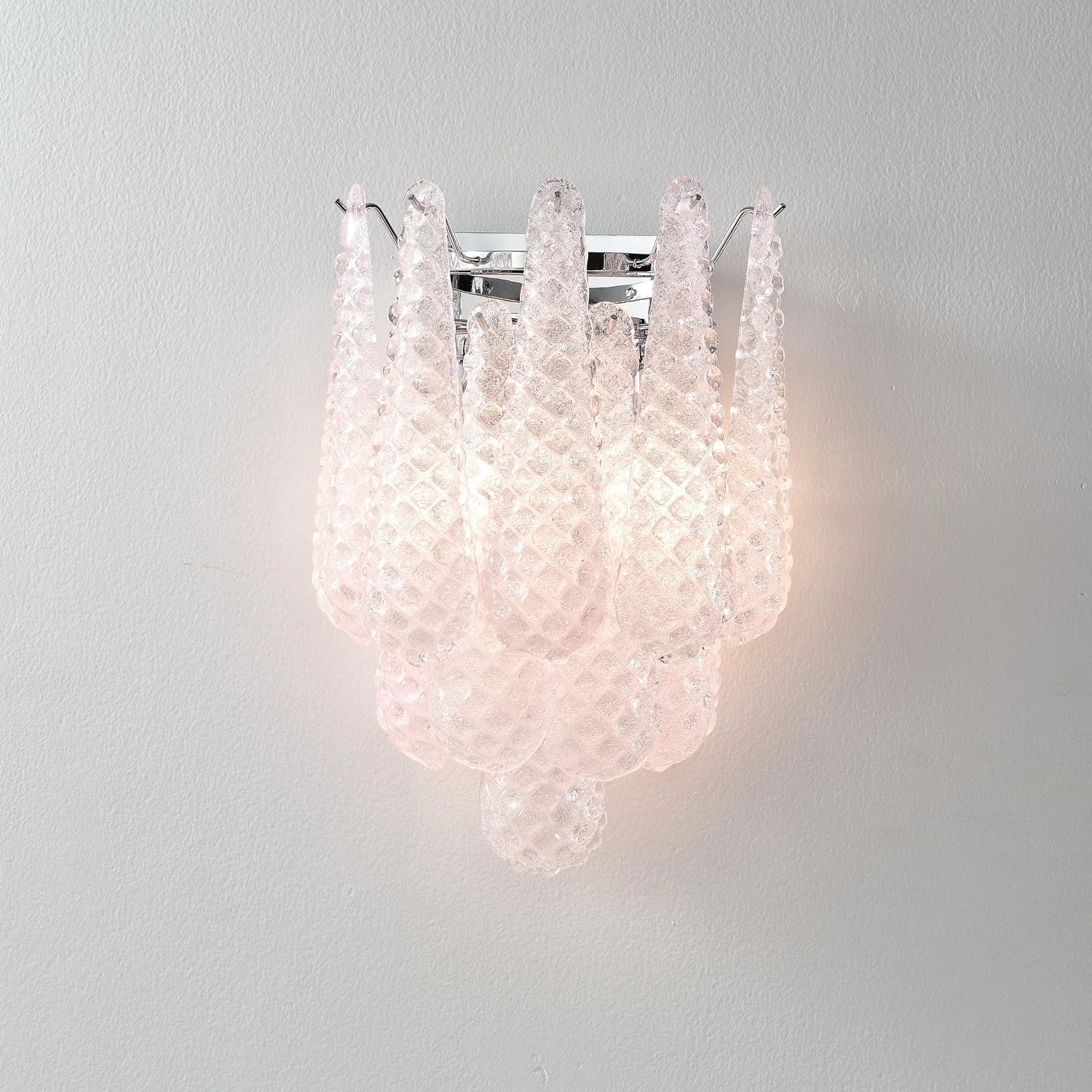 Pink Waffle Wall Sconce - Image 8