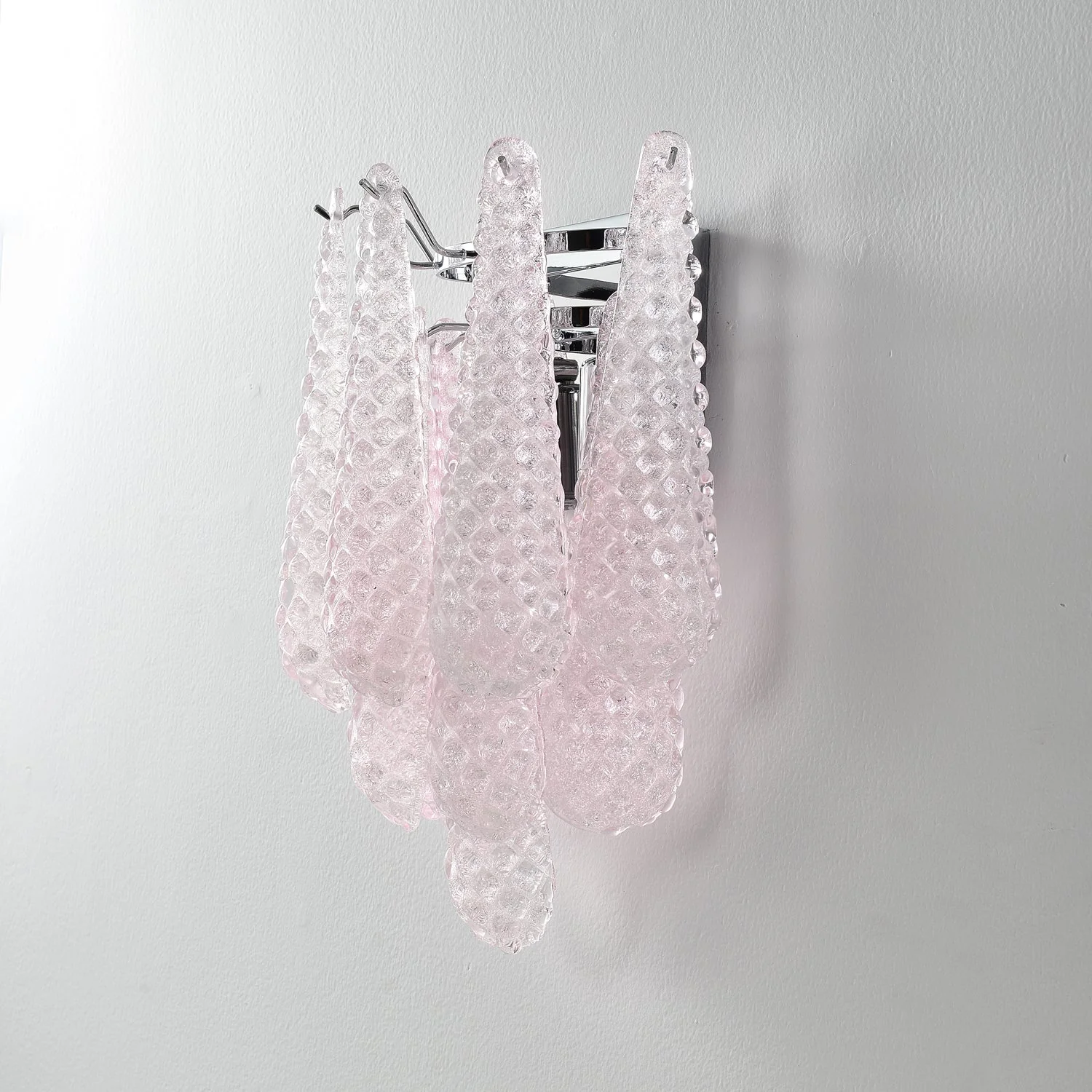 Pink Waffle Wall Sconce - Image 9