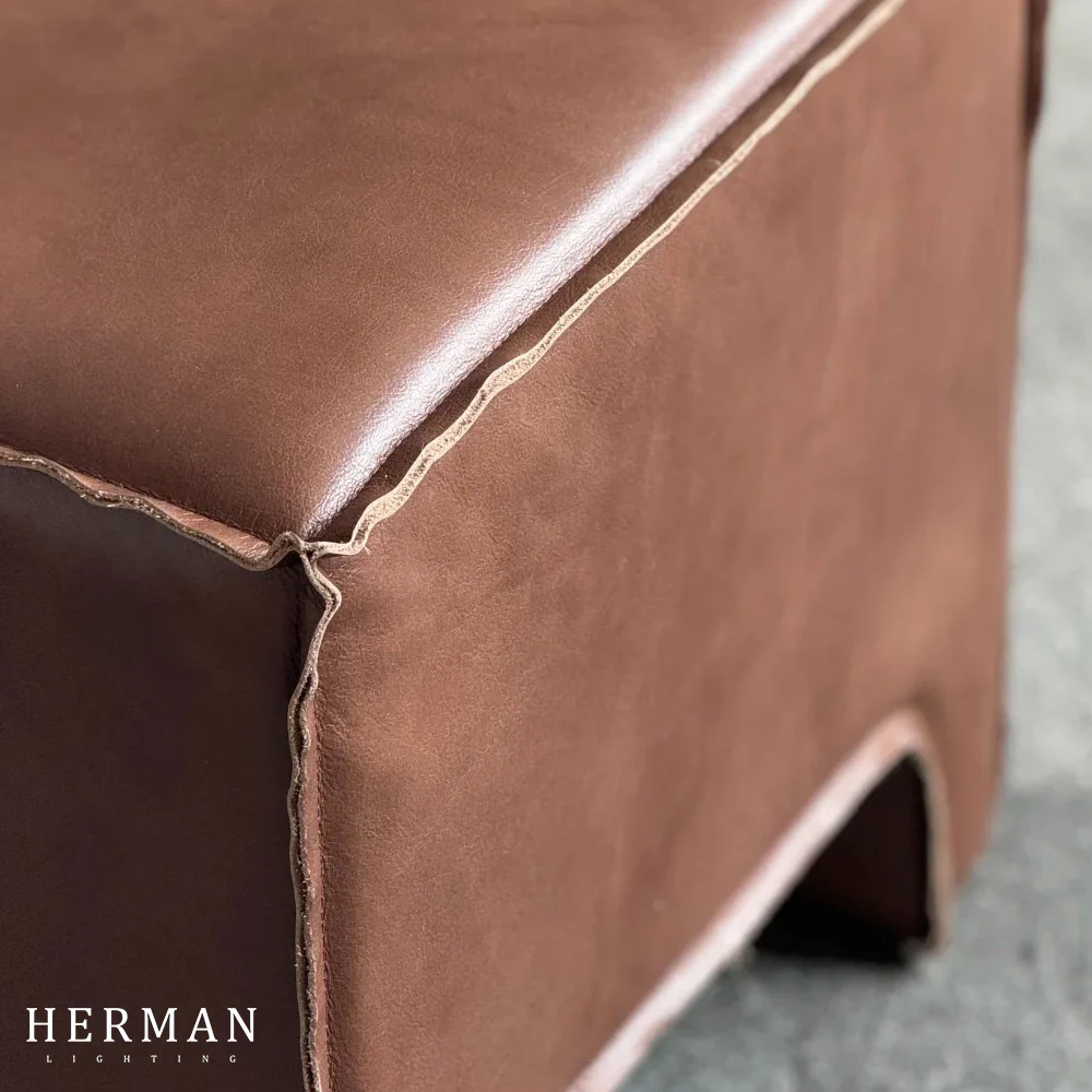 Playful Leather Dining Chair - Image 7