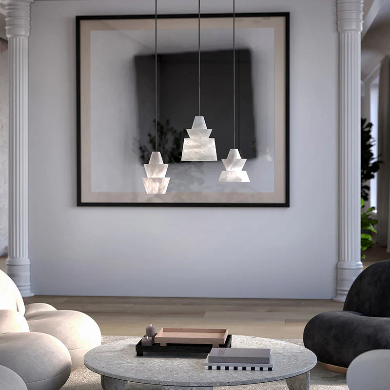 Alabaster Pendant Light, Modern Pendant Lighting - Image 5