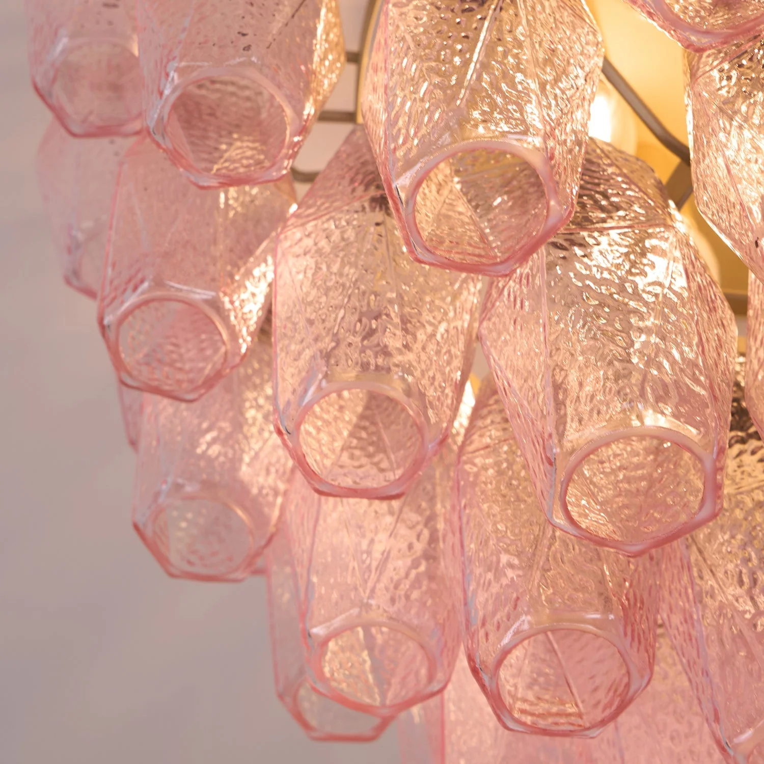 Poliedri Murano Pink Ceiling Light - Image 28