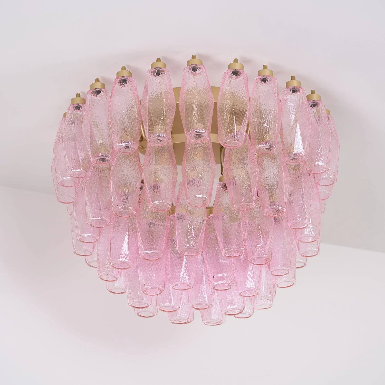 Poliedri Murano Pink Ceiling Light - Image 30
