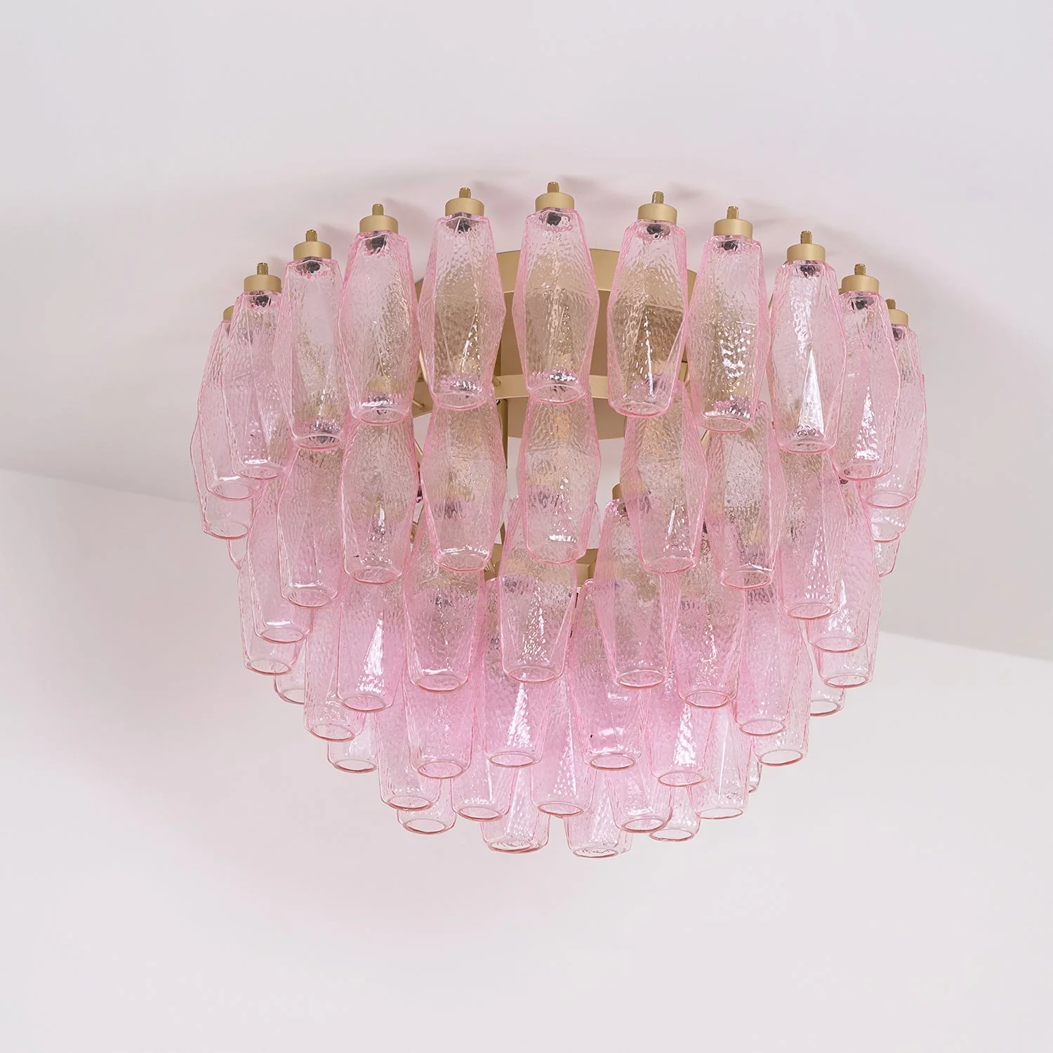 Poliedri Murano Pink Ceiling Light - Image 7